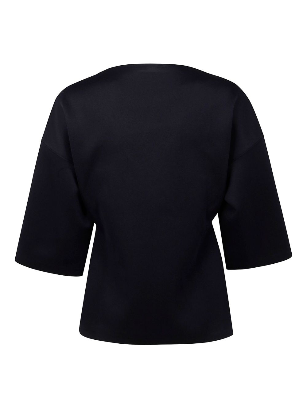 slash-neck top - 2