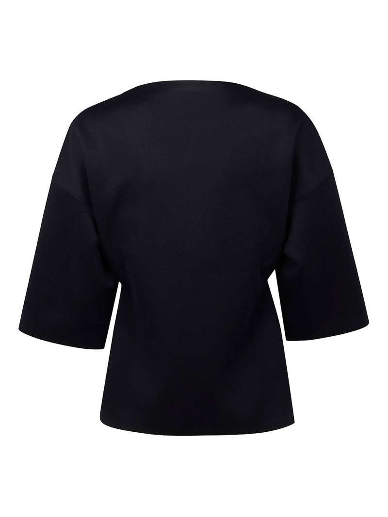 AURALEE slash-neck top outlook