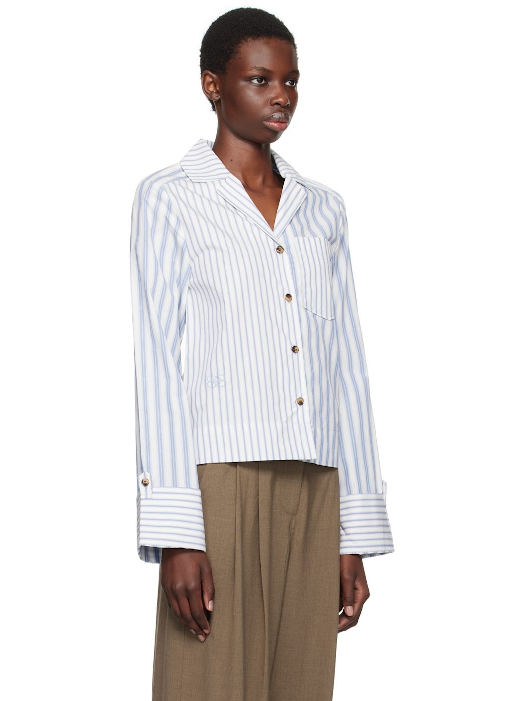 Blue Striped Shirt - 2