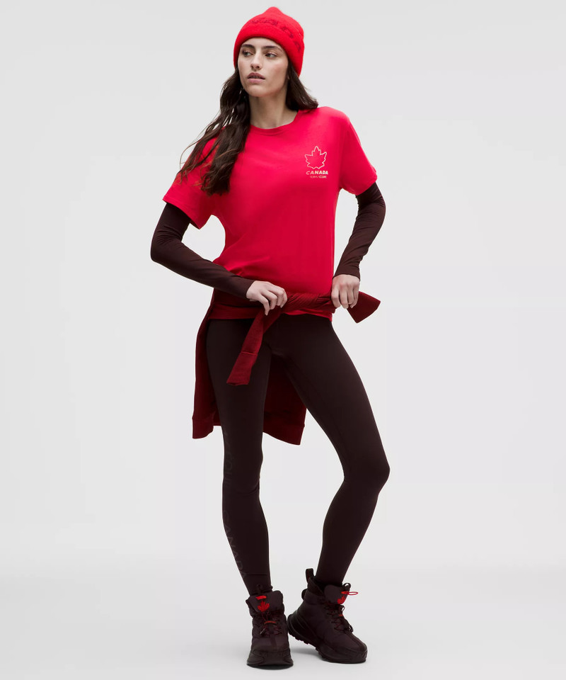 lululemon Team Canada Women's Cotton Jersey T-Shirt *COC Logo outlook