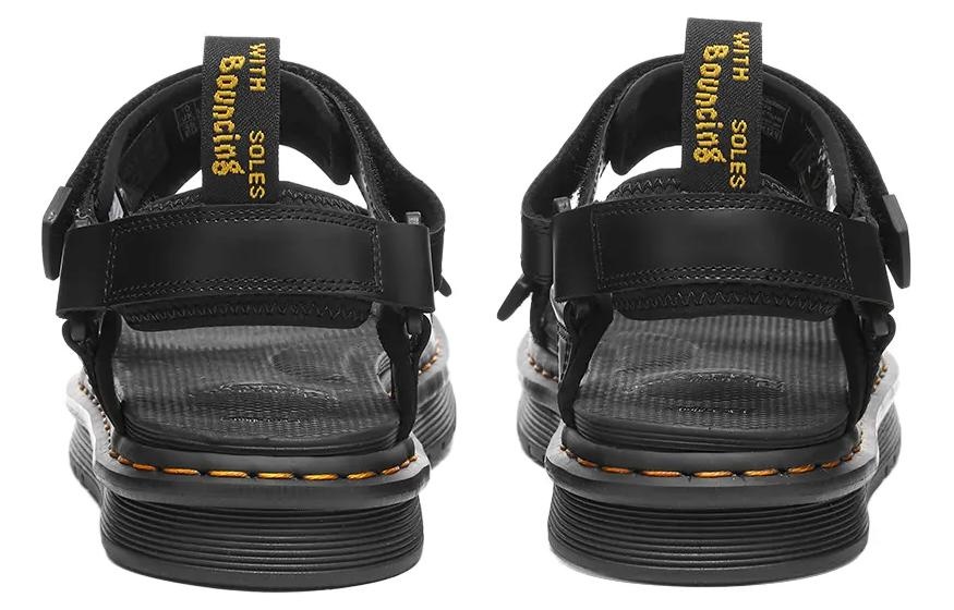 (WMNS) Dr. Martens Suicoke x Depa Leather Strap Sandals 'Black' 26991001 - 4