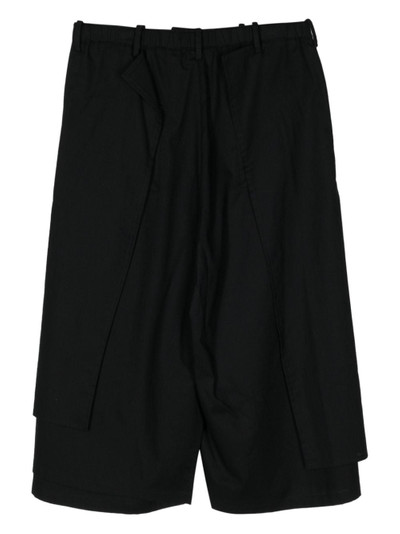 Yohji Yamamoto wrap cropped trousers outlook