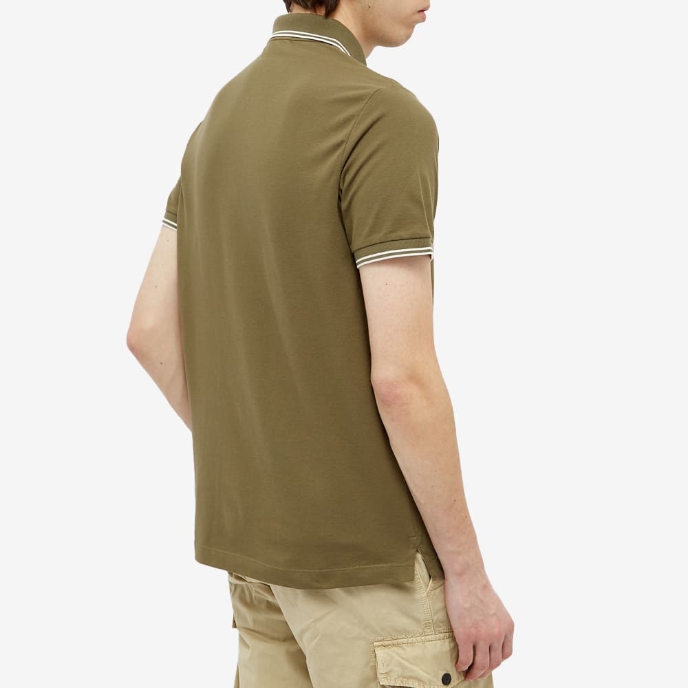 Stone Island Stretch Pique Tipped Polo - 4