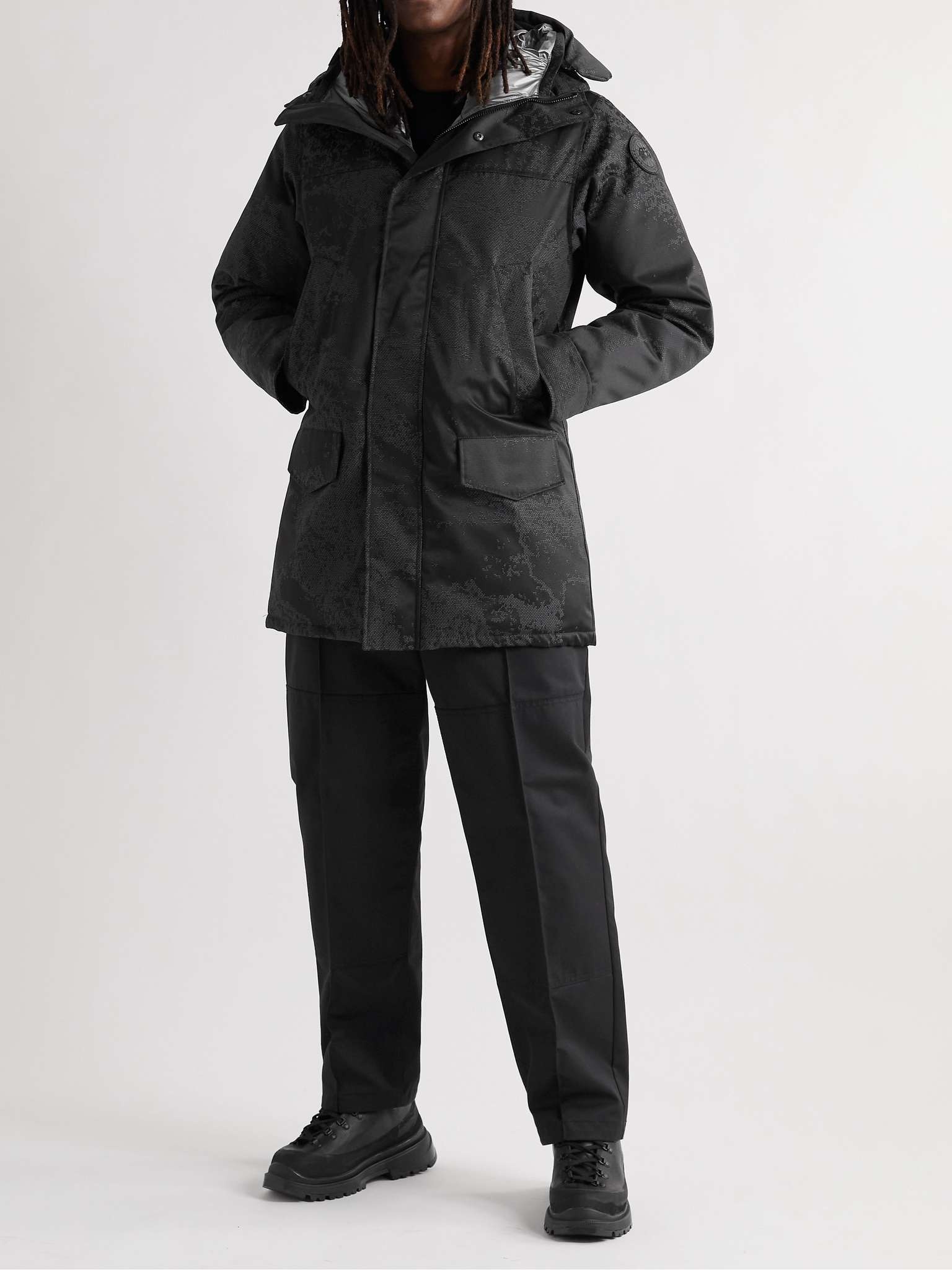 Langford Reflective Arctic Tech Hooded Down Parka - 2