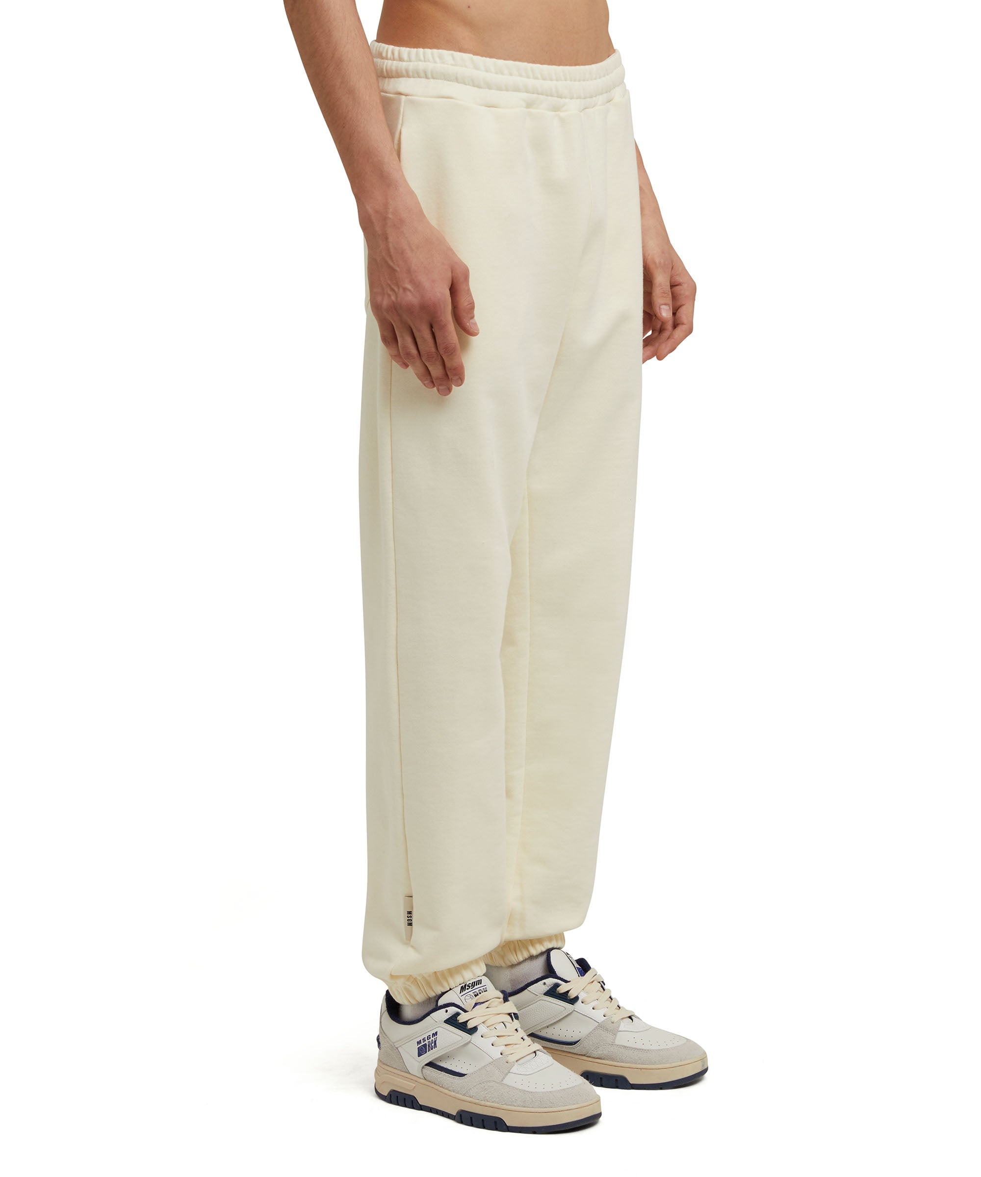 Organic cotton jogging trousers certified by the MSGM Fantastic Green Capsule - 4