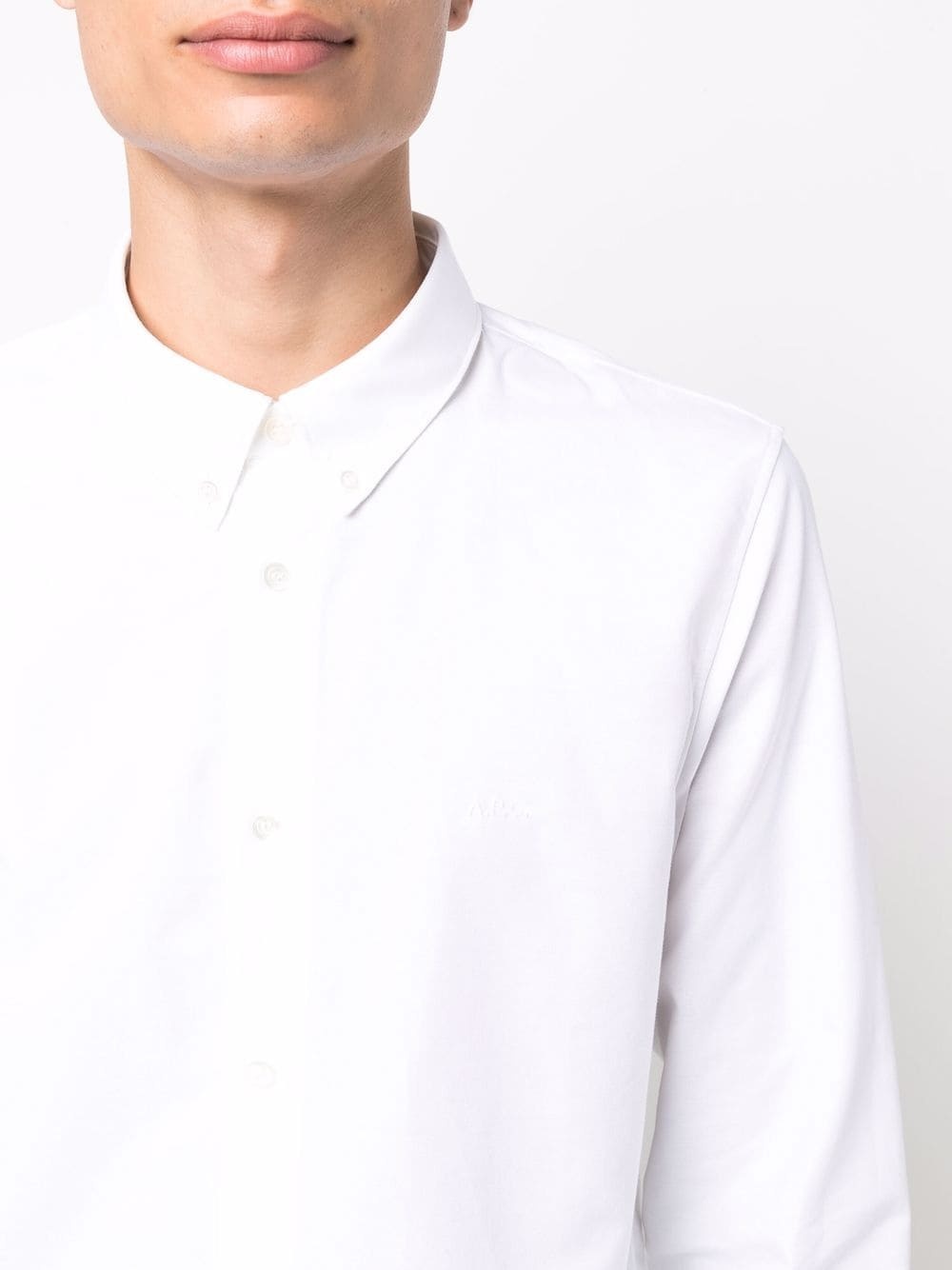 button-down organic cotton shirt - 5