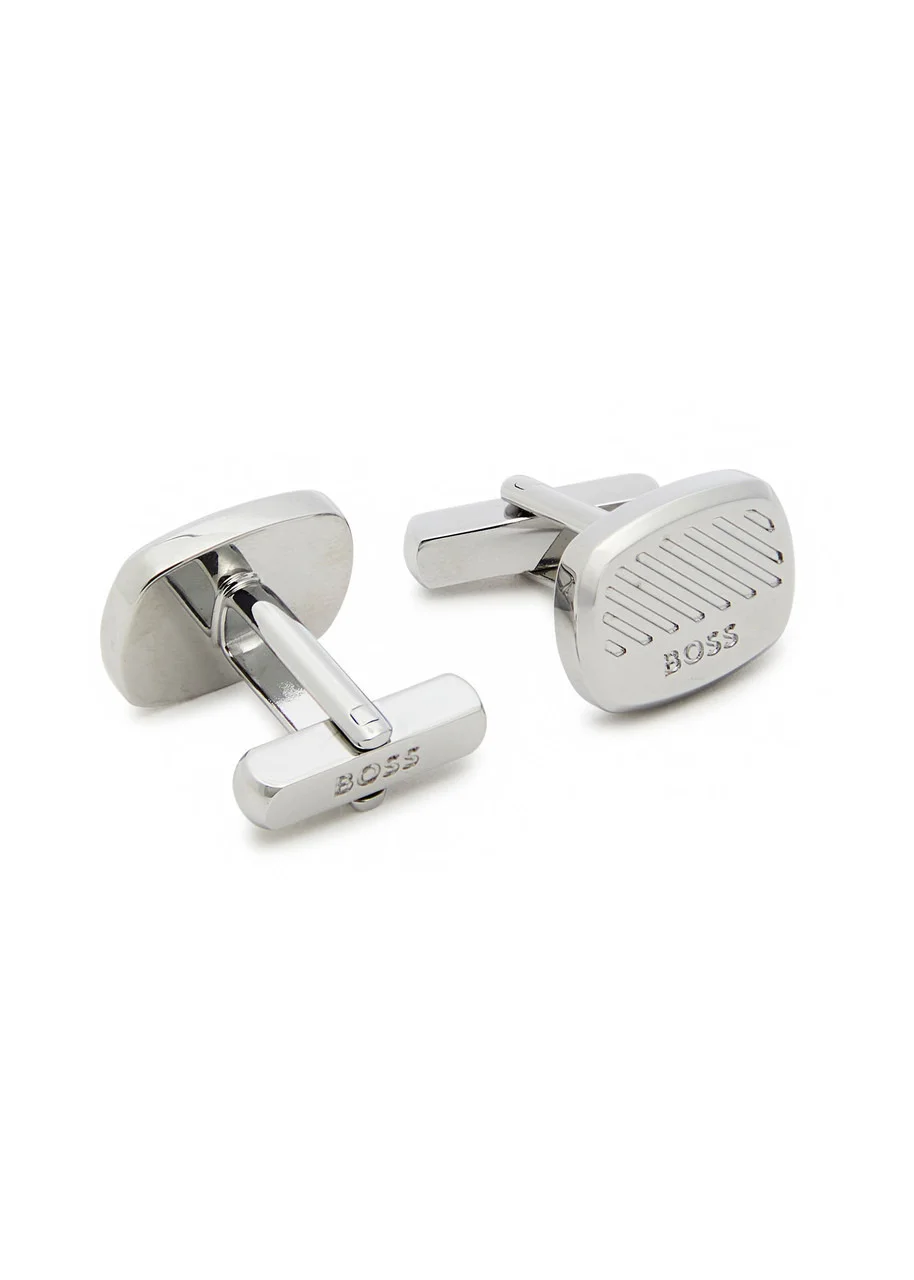 Boss Casing Logo-engraved Cufflinks - 1