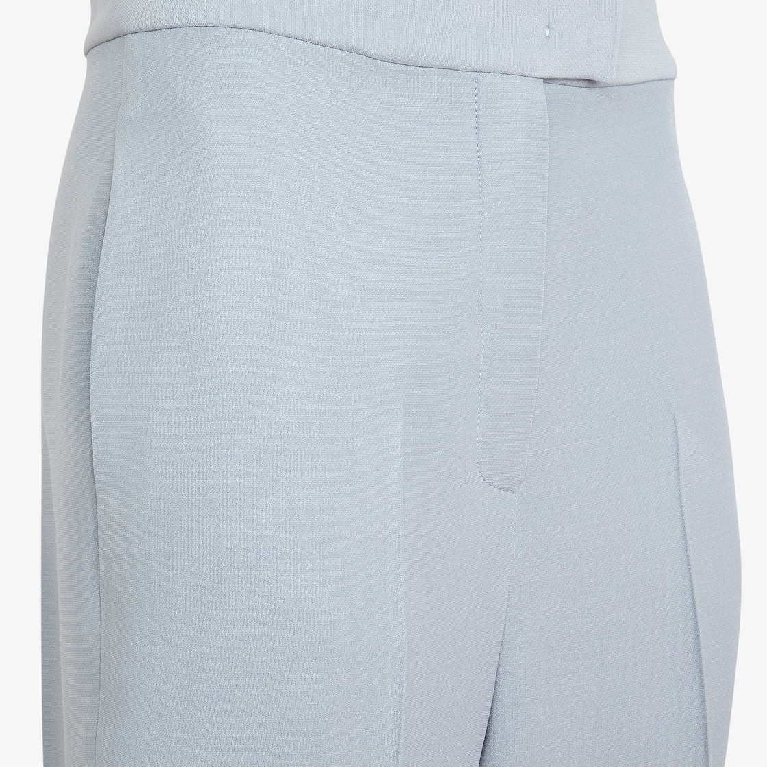 パンツ FENDI POWDER BLUE WOOL BLEND PANT FENDI Fendi Woman Powder Blue Wool Blend Pant | luosophy