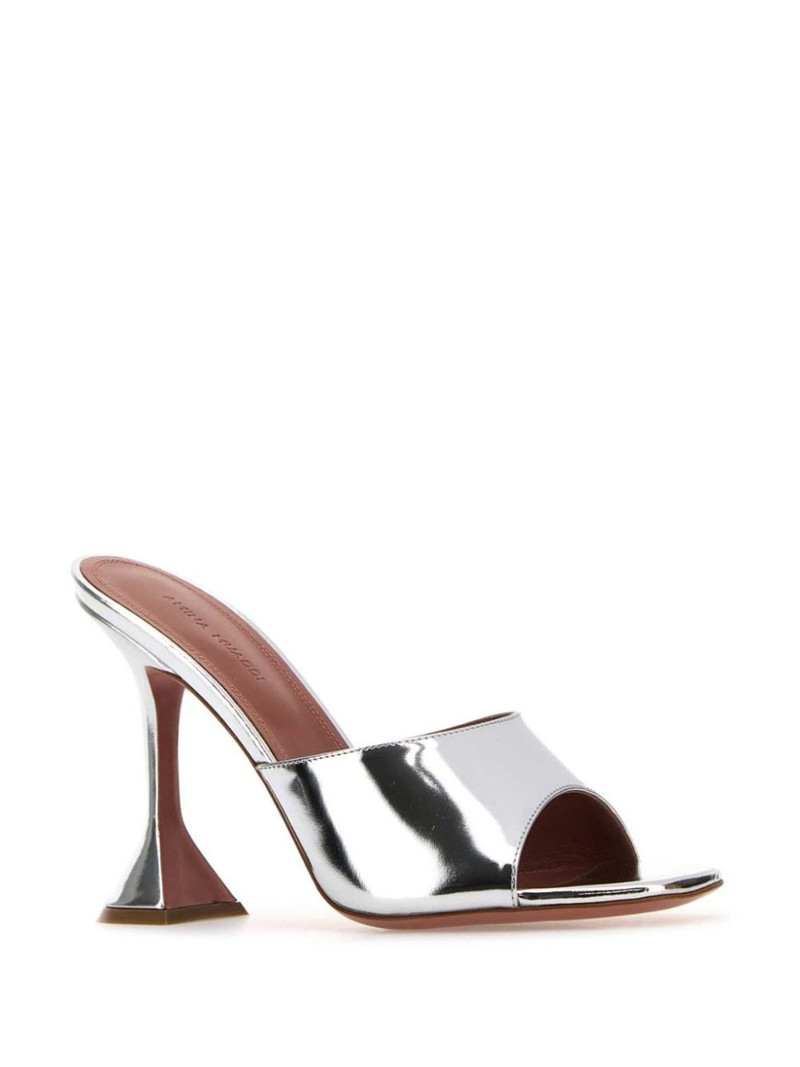Amina Muaddi 95mm Lupita mules outlook