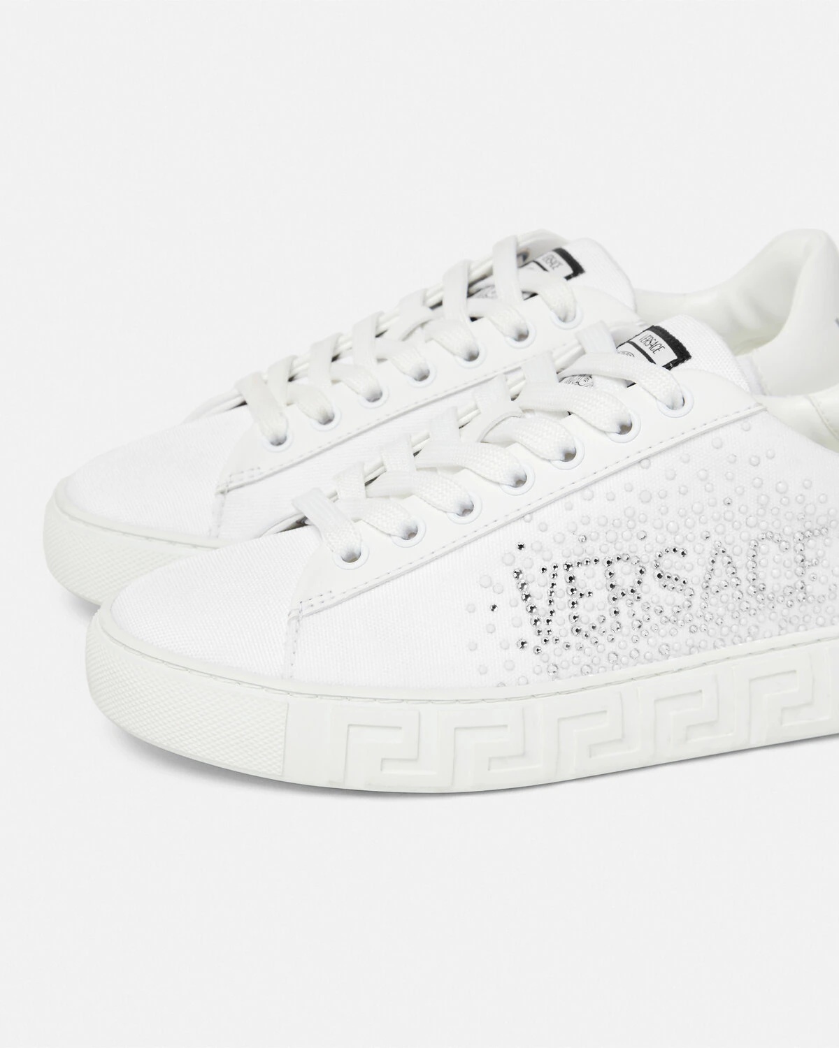 Crystal Logo Greca Sneakers - 5