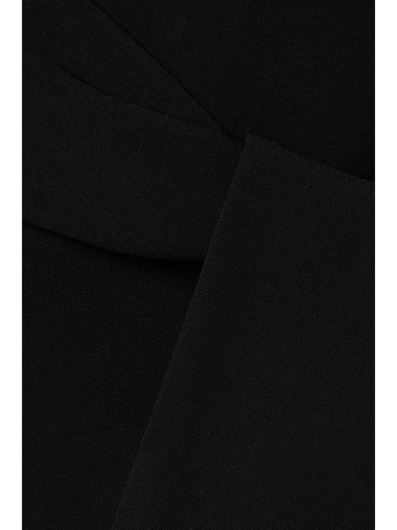 Essentials Harri belted cady coat Black - 4