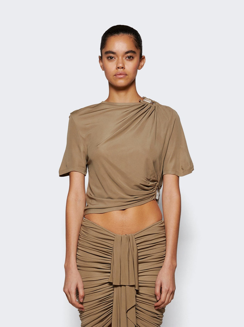 CHRISTOPHER ESBER Bezel Quartz Jersey Tee Eucalypt outlook