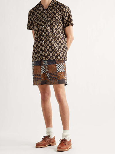 BEAMS PLUS Beach Printed Seersucker Shorts outlook