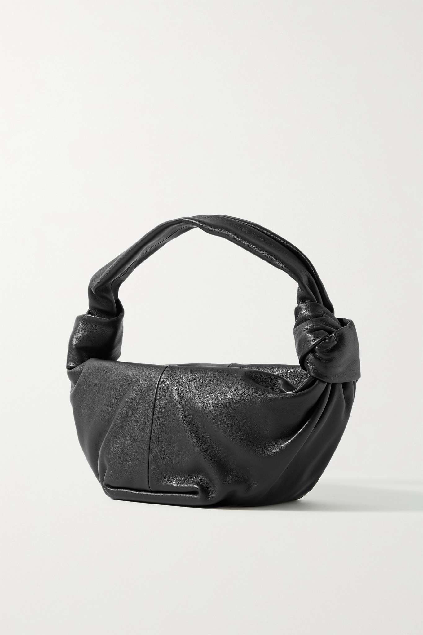 Mini knotted leather tote - 3