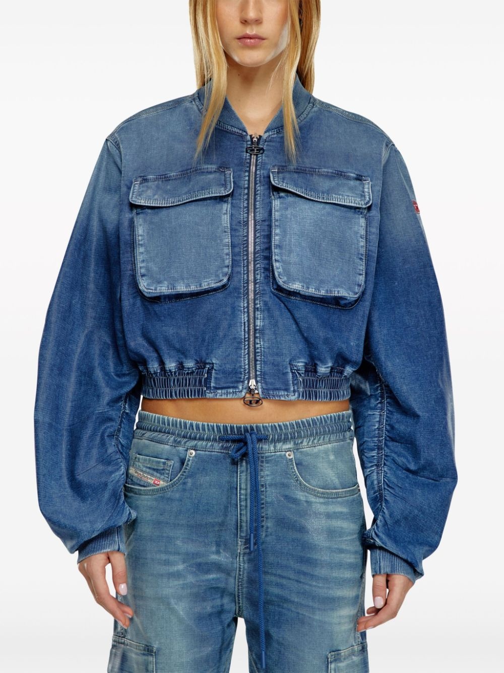 De-Khlo-S Track denim bomber jacket - 3