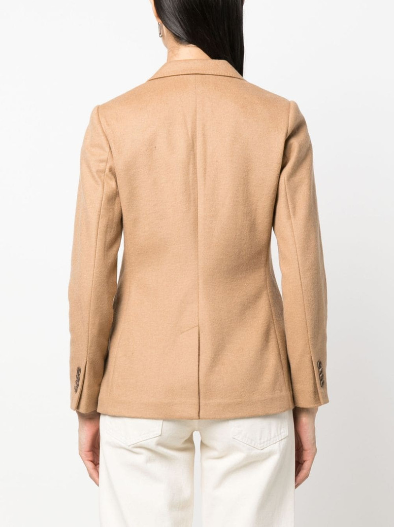 slim-cut single-breasted blazer 4