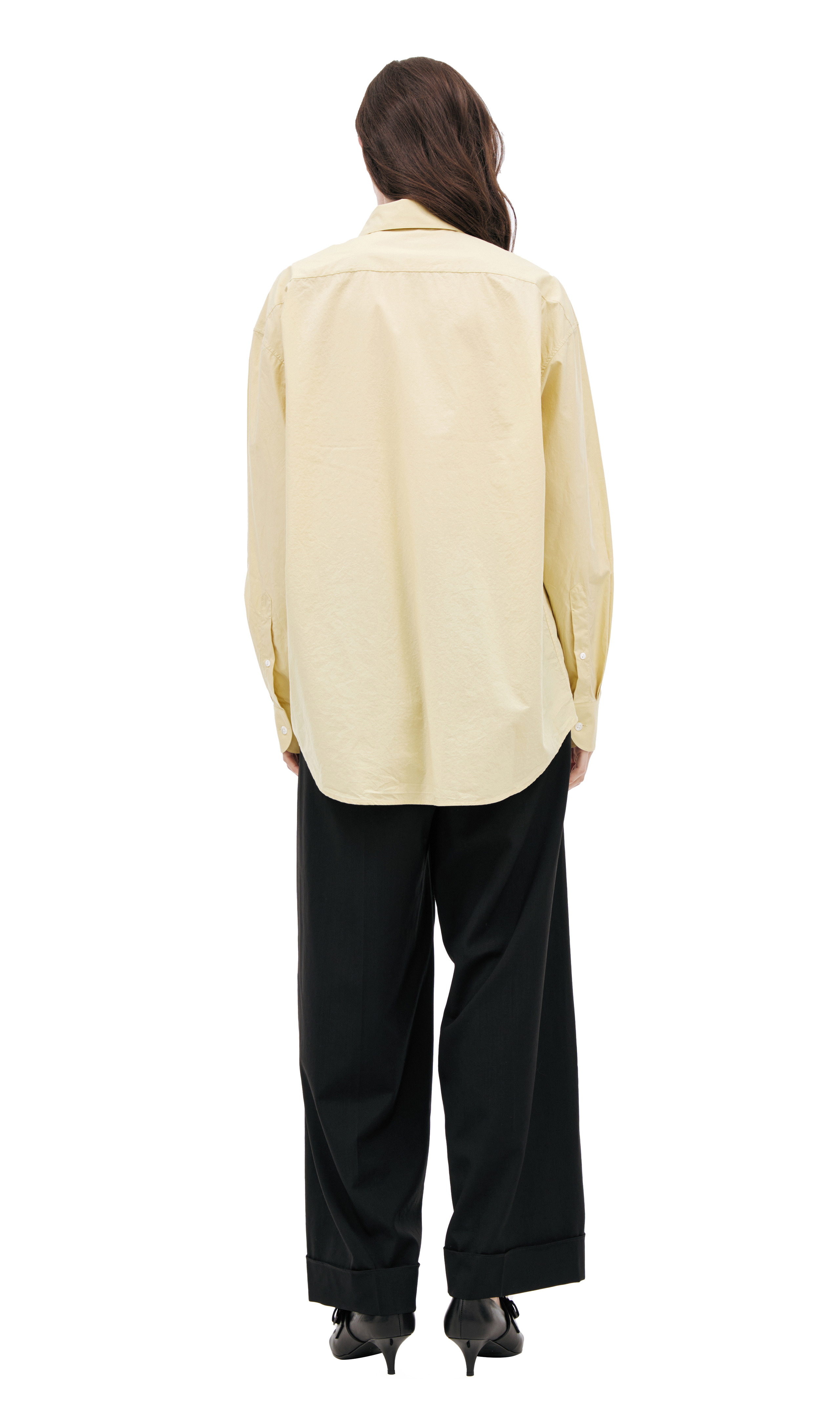 YELLOW COTTON SHIRT - 3