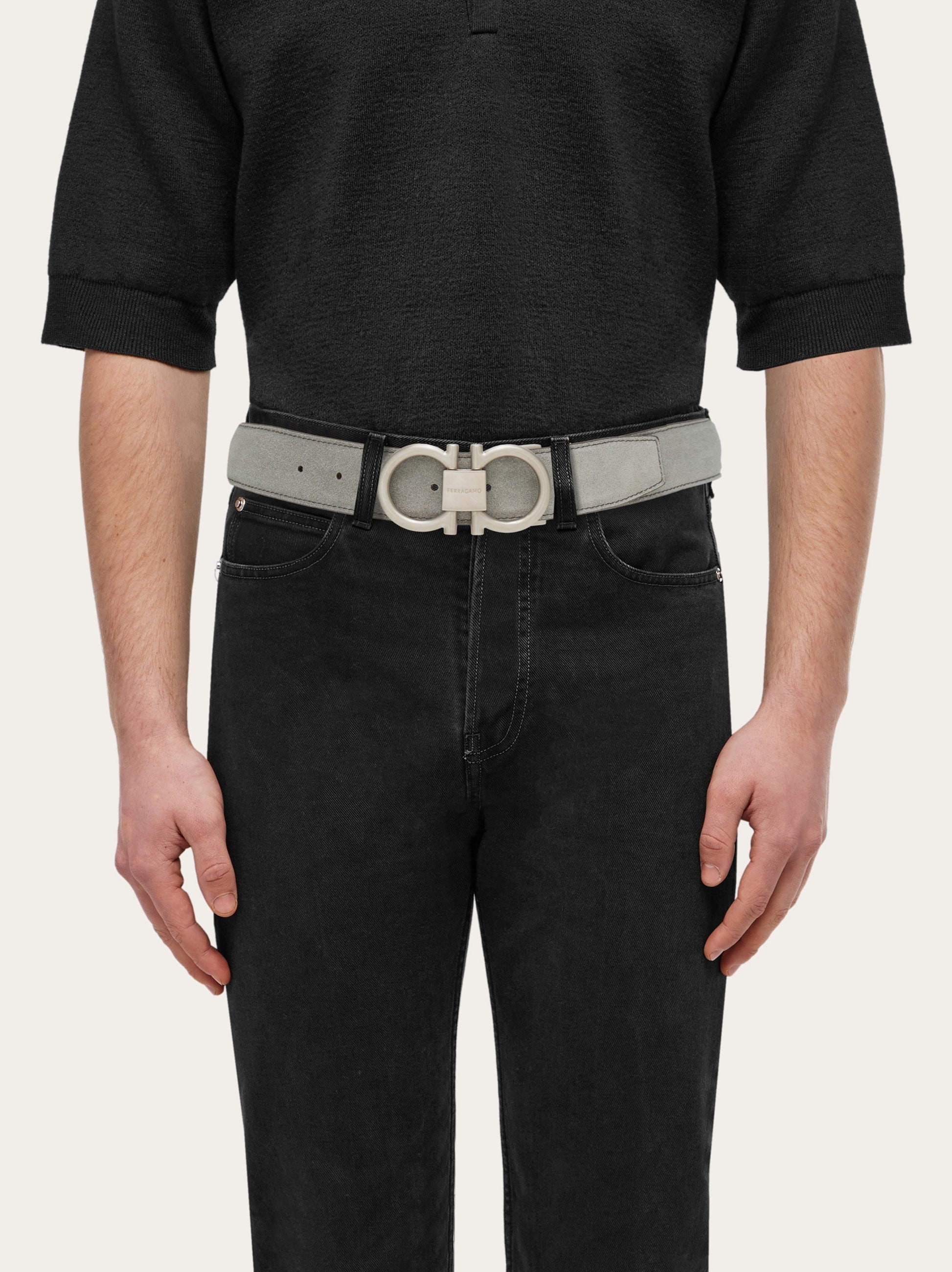 Adjustable Gancini belt - 4