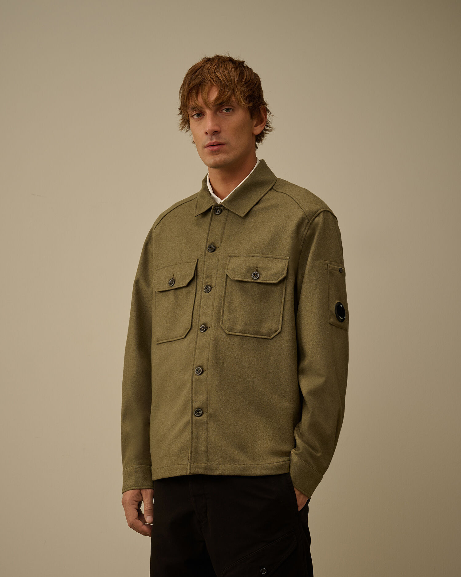 Felt Lens Overshirt - 3