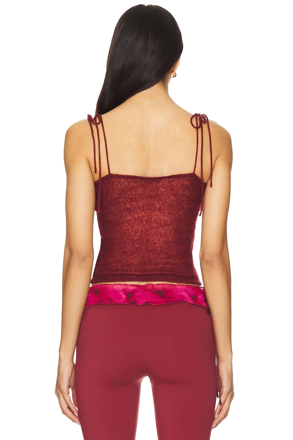 Ruched Knit Tank Top - 3