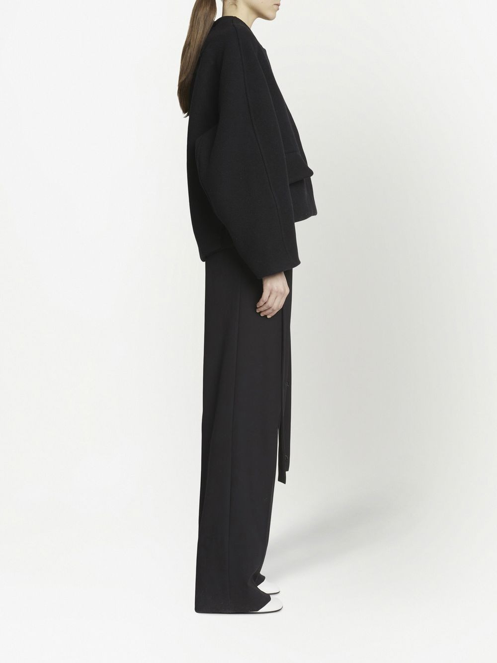 Melton wool boxy jacket - 3