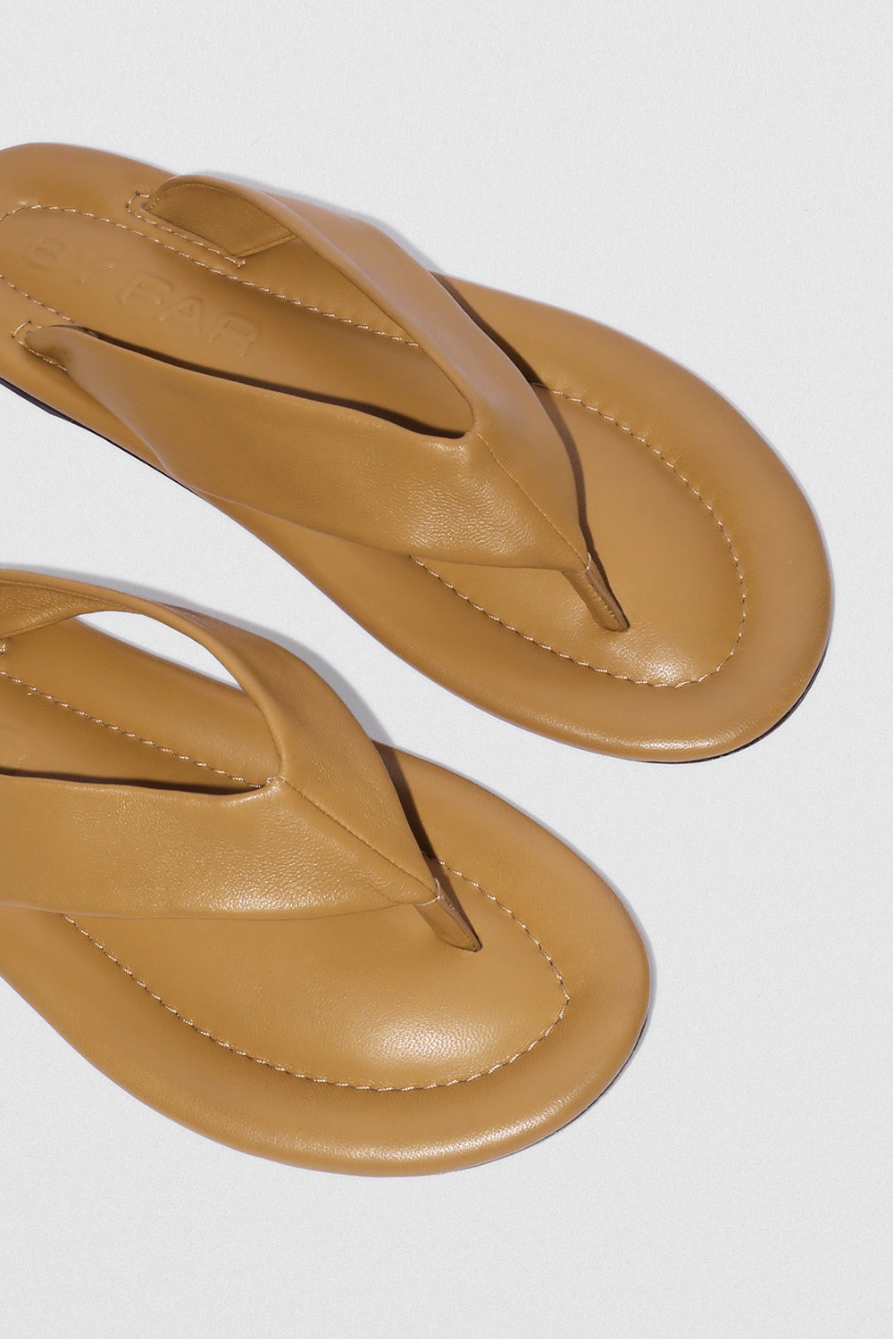 Dasha Cumin Lamb Nappa Leather Flip-Flop Sandal - 3