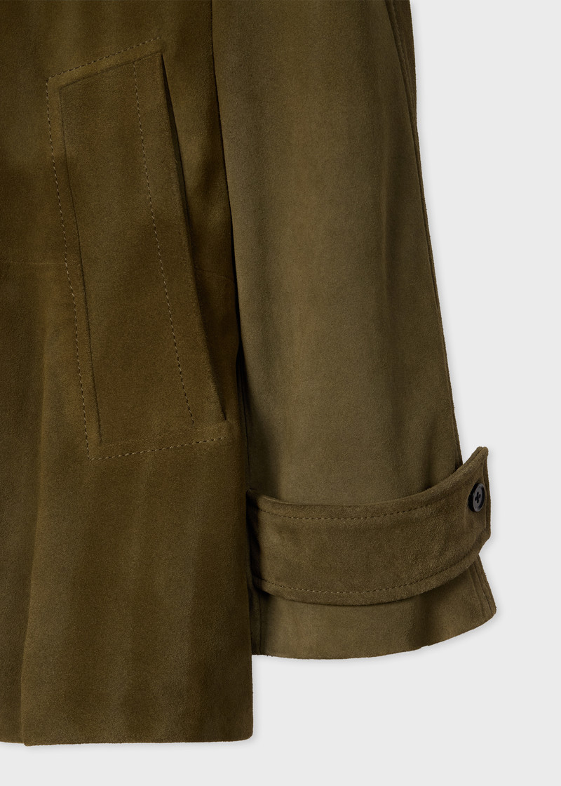 Paul Smith Women's Olive Suede Swing Jackets outlook