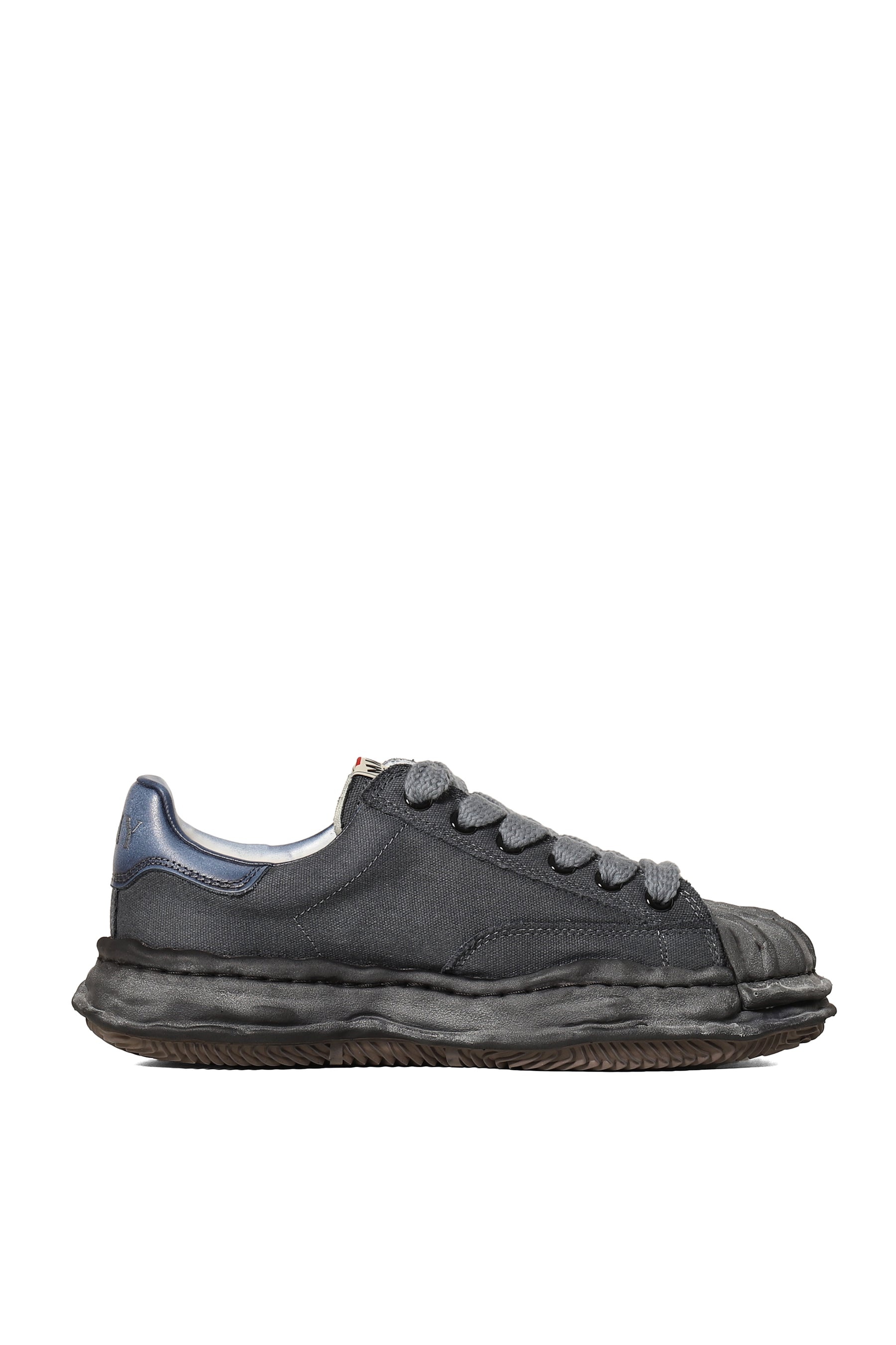 Maison MIHARAYASUHIRO BLAKEY LOW CANVAS GARMENT DYE / BLK BLK