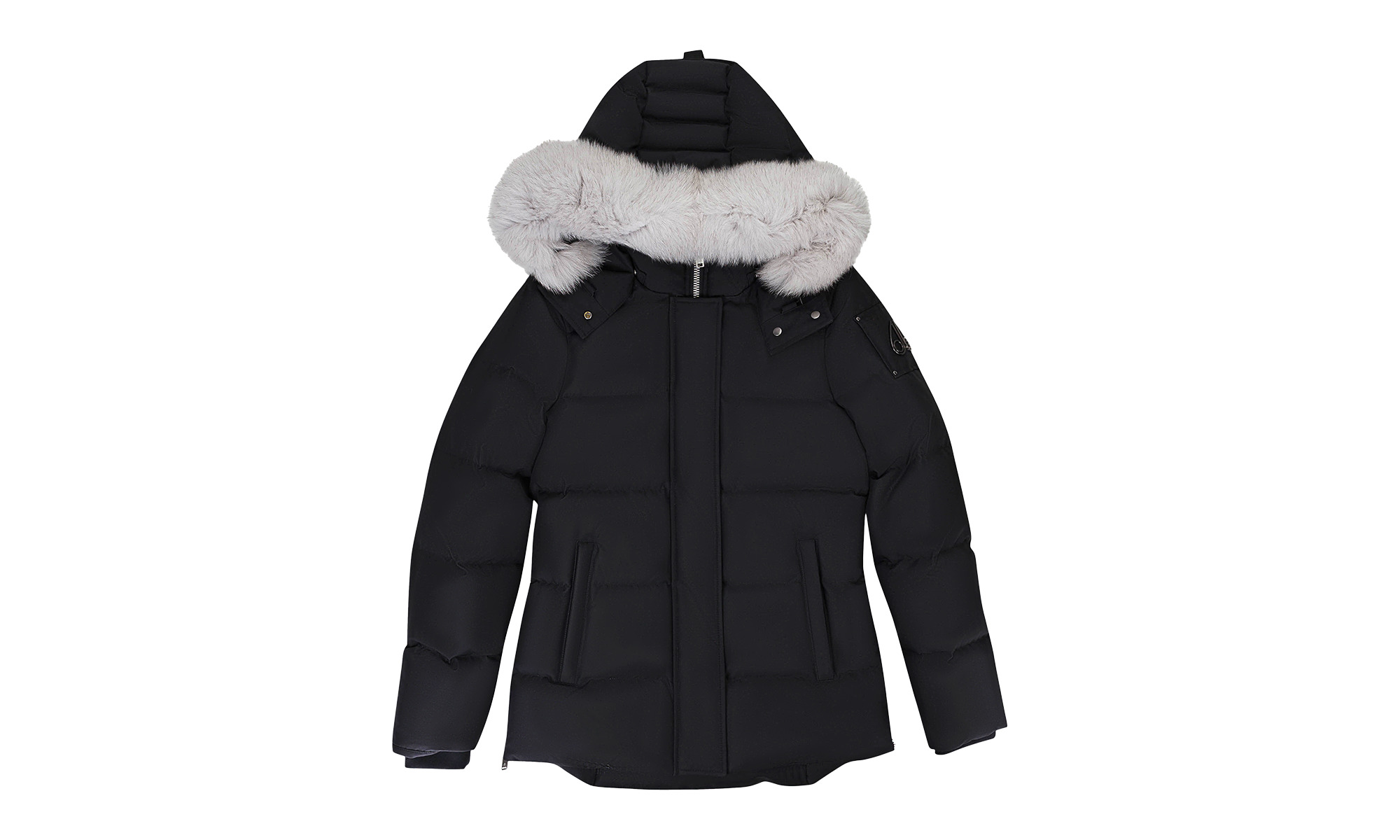 W CLOUD 3Q F PUFFER JACKET "Blk W/Nat" - 1