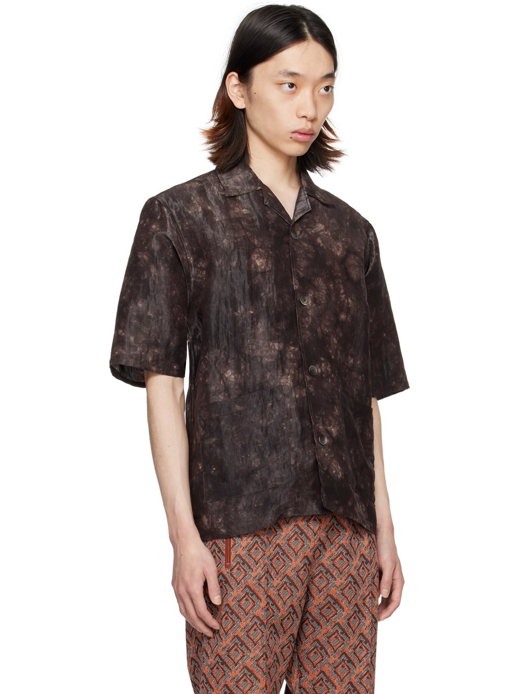 Brown Cabana Shirt - 2