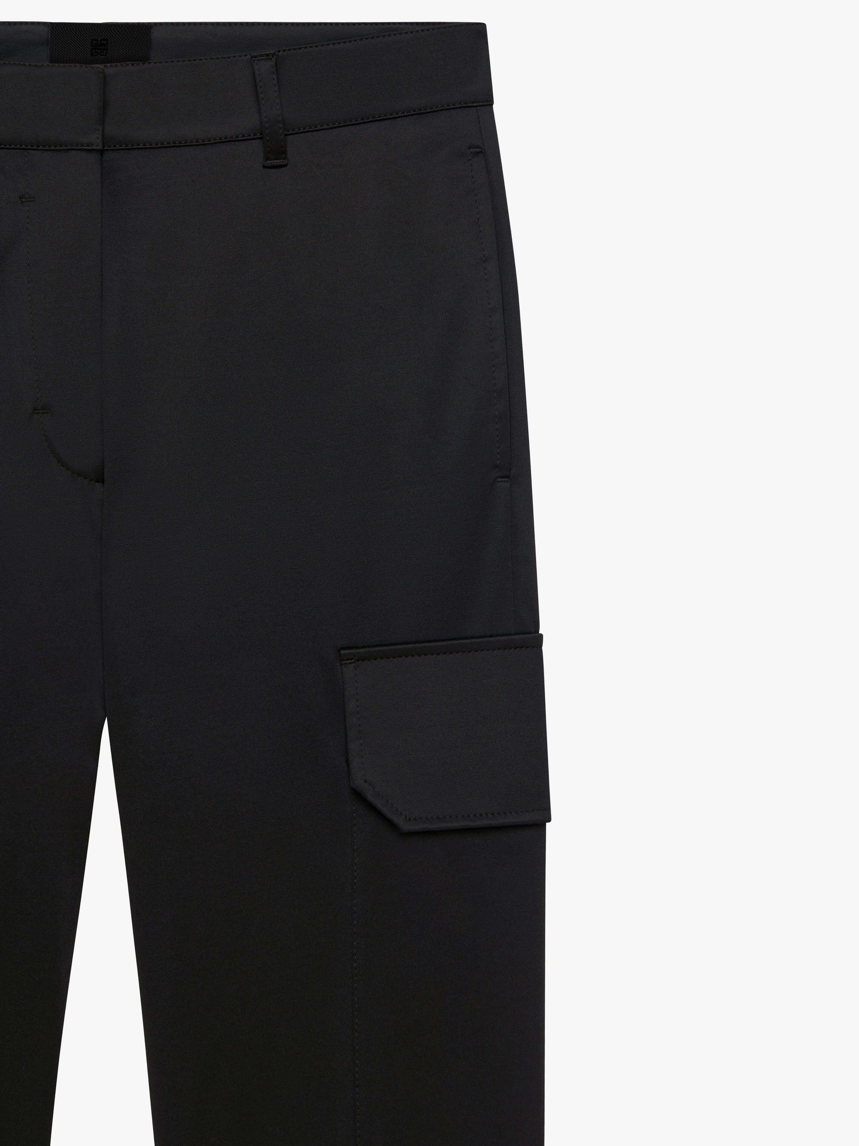 SLIM FIT CARGO PANTS WITH POCKETS - 5
