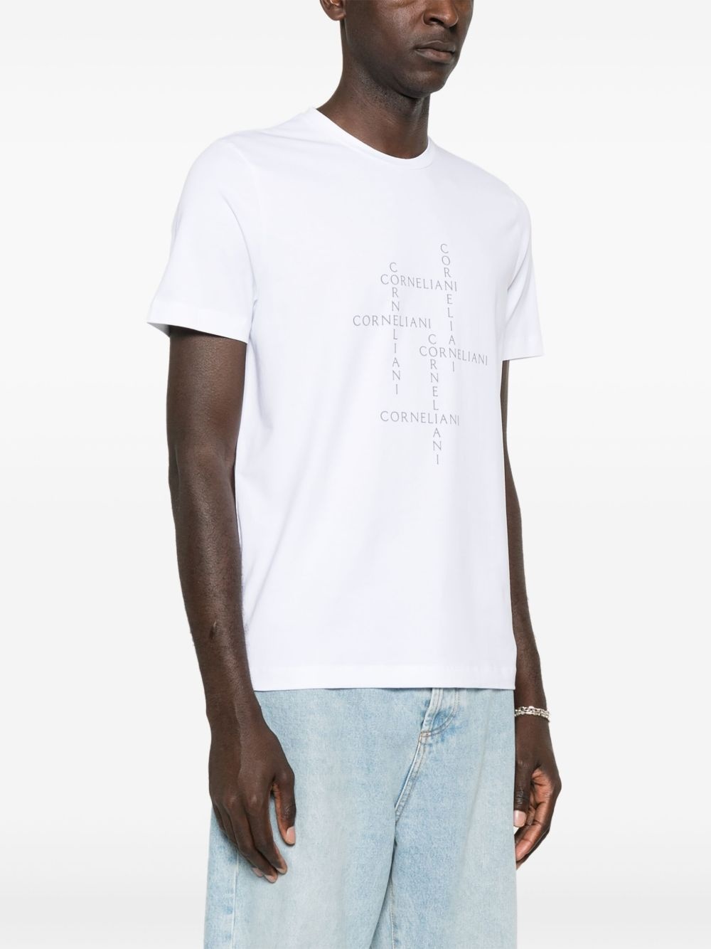 crew-neck stretch-jersey T-shirt - 3