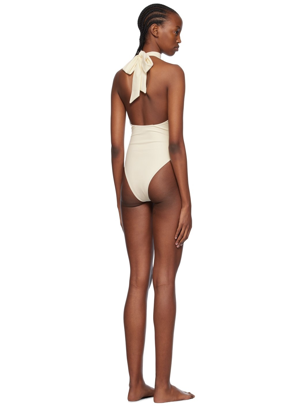 Off-White Halterneck Swimsuit - 3