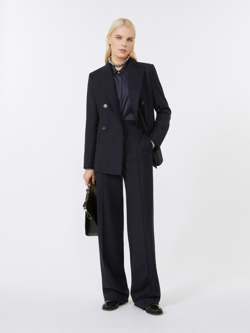 Max Mara PUCCI Double-breasted flannel blazer outlook