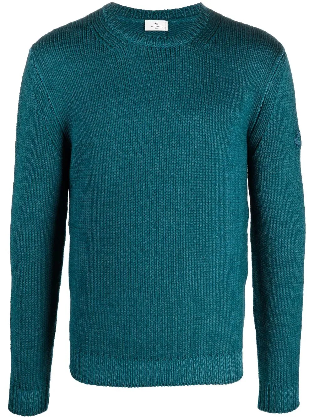 crew-neck wool jumper - 1