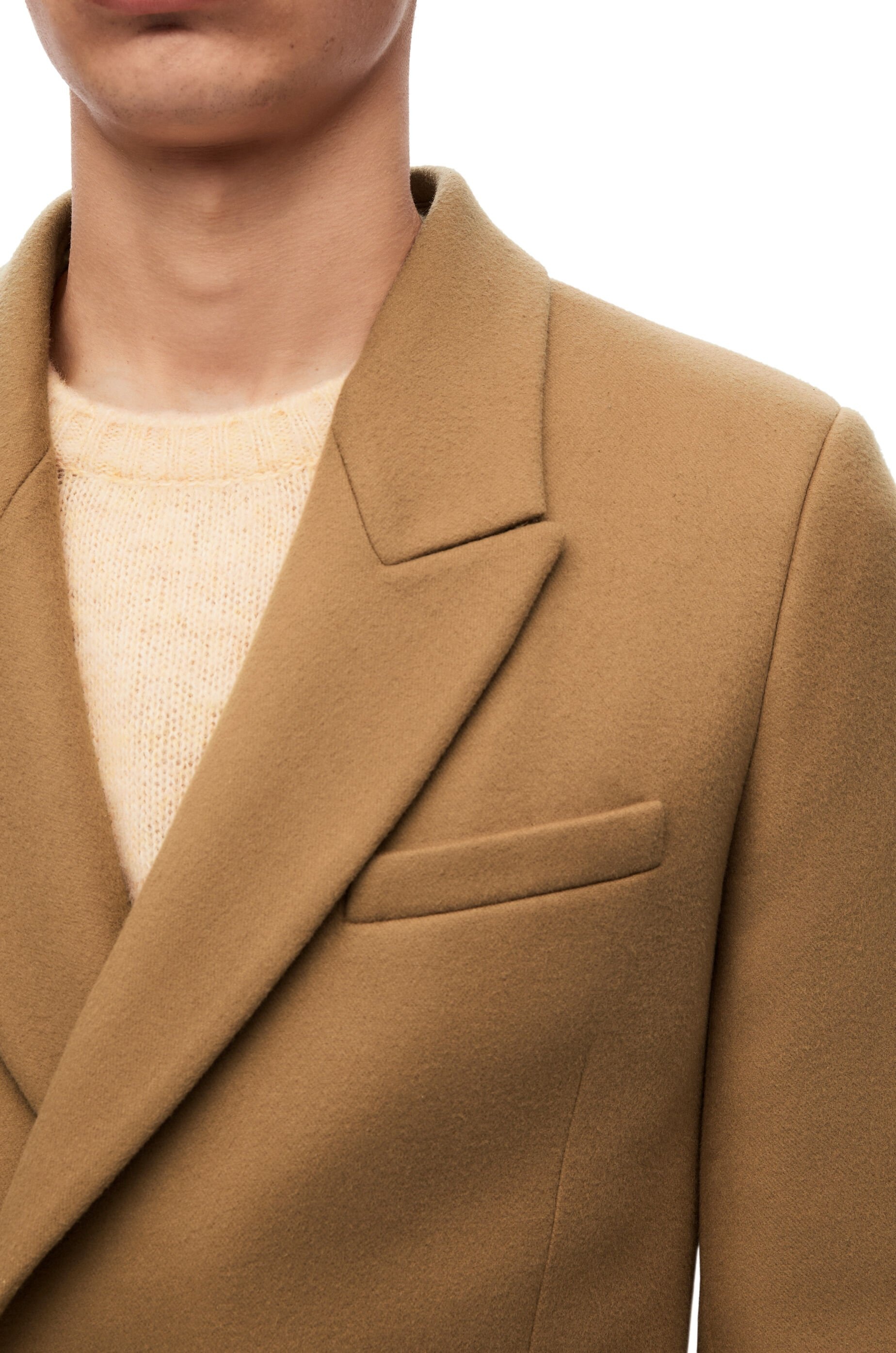 Tailored coat in wool and cashmere - 5