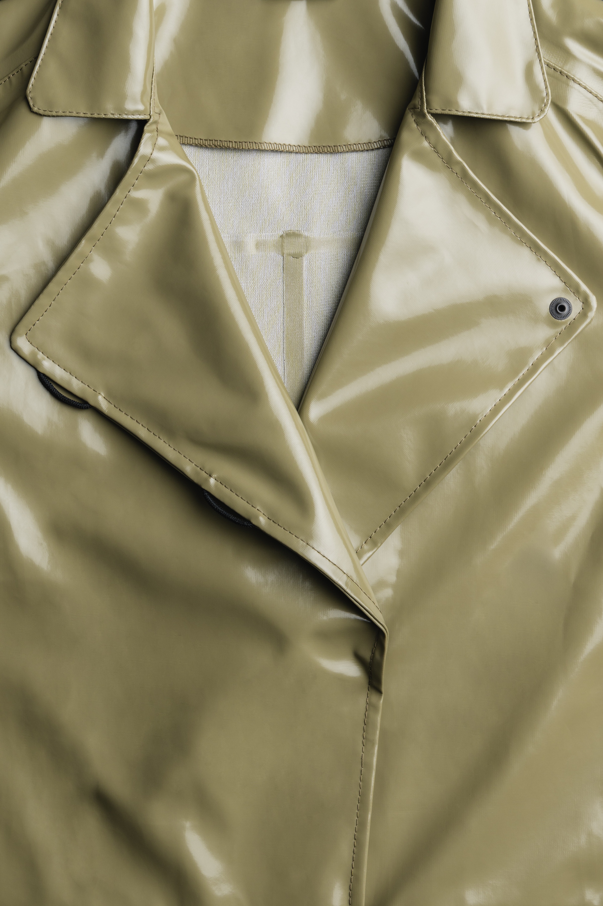 Kista Opal Trench Coat Aloe - 7