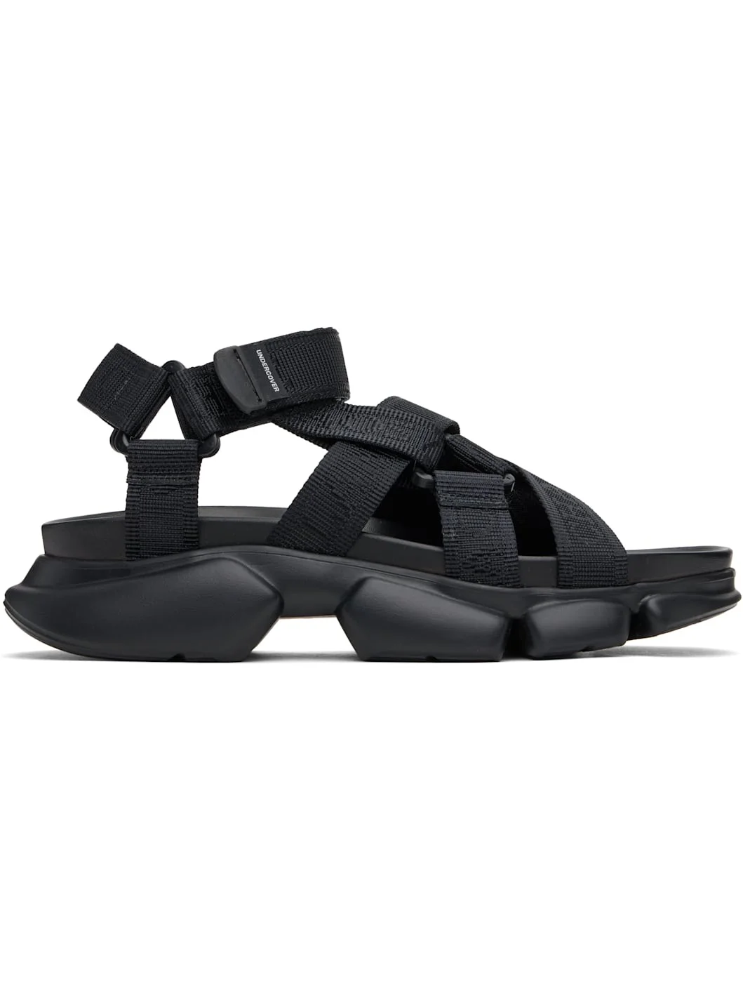 Black Platform Sandals - 1