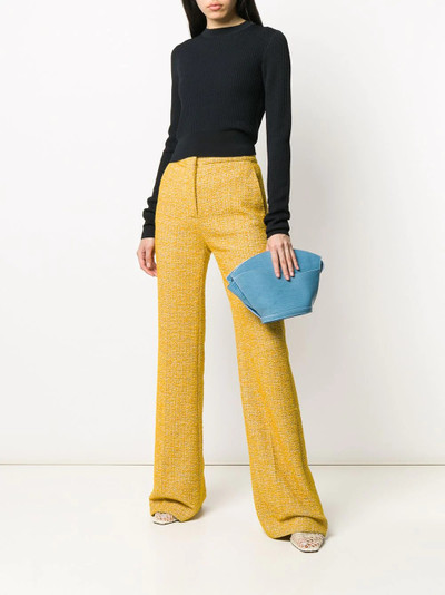 Victoria Beckham cropped long sleeve jumper outlook