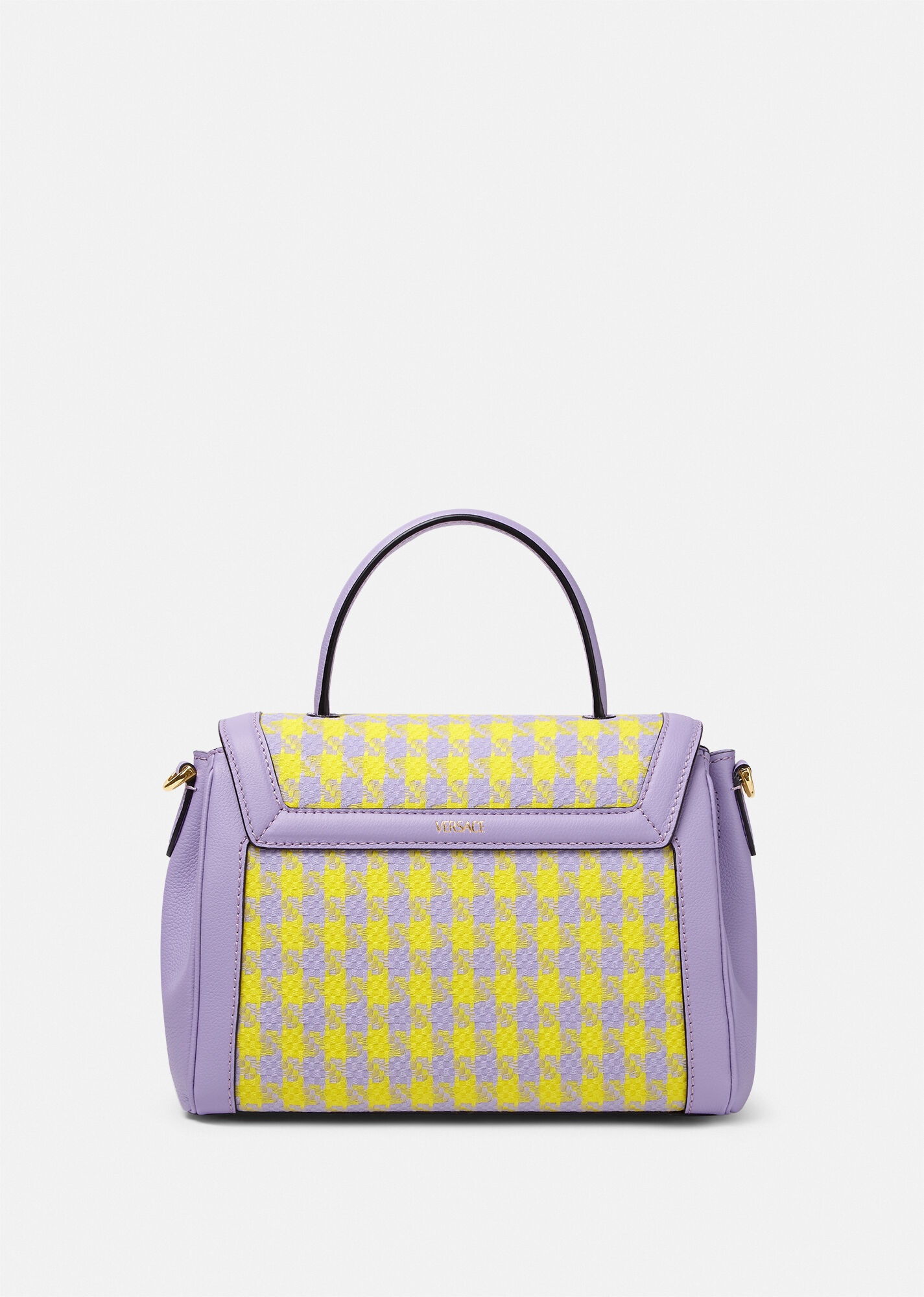 La Medusa Houndstooth Handbag - 4