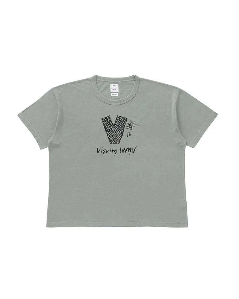 JUMBO TEE S/S DMGD W LT.GREEN - 1