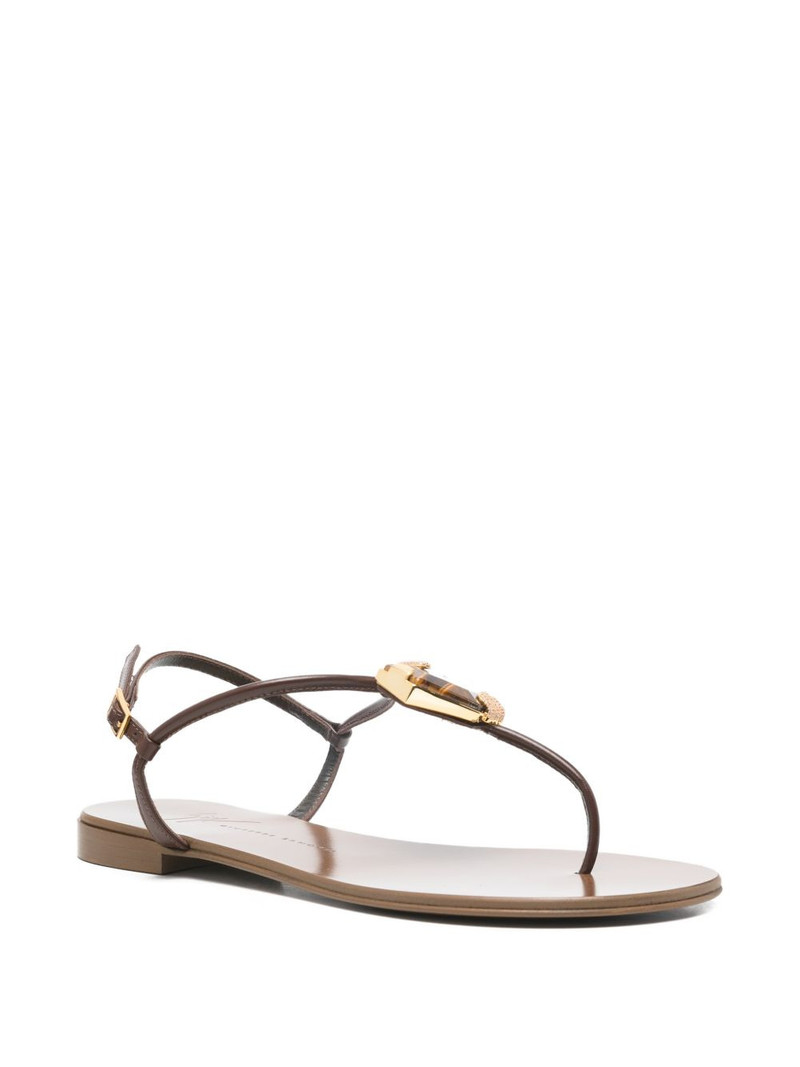 Giuseppe Zanotti leather sandals outlook