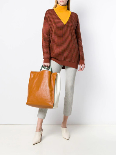 Marni two-tone large tote bag outlook