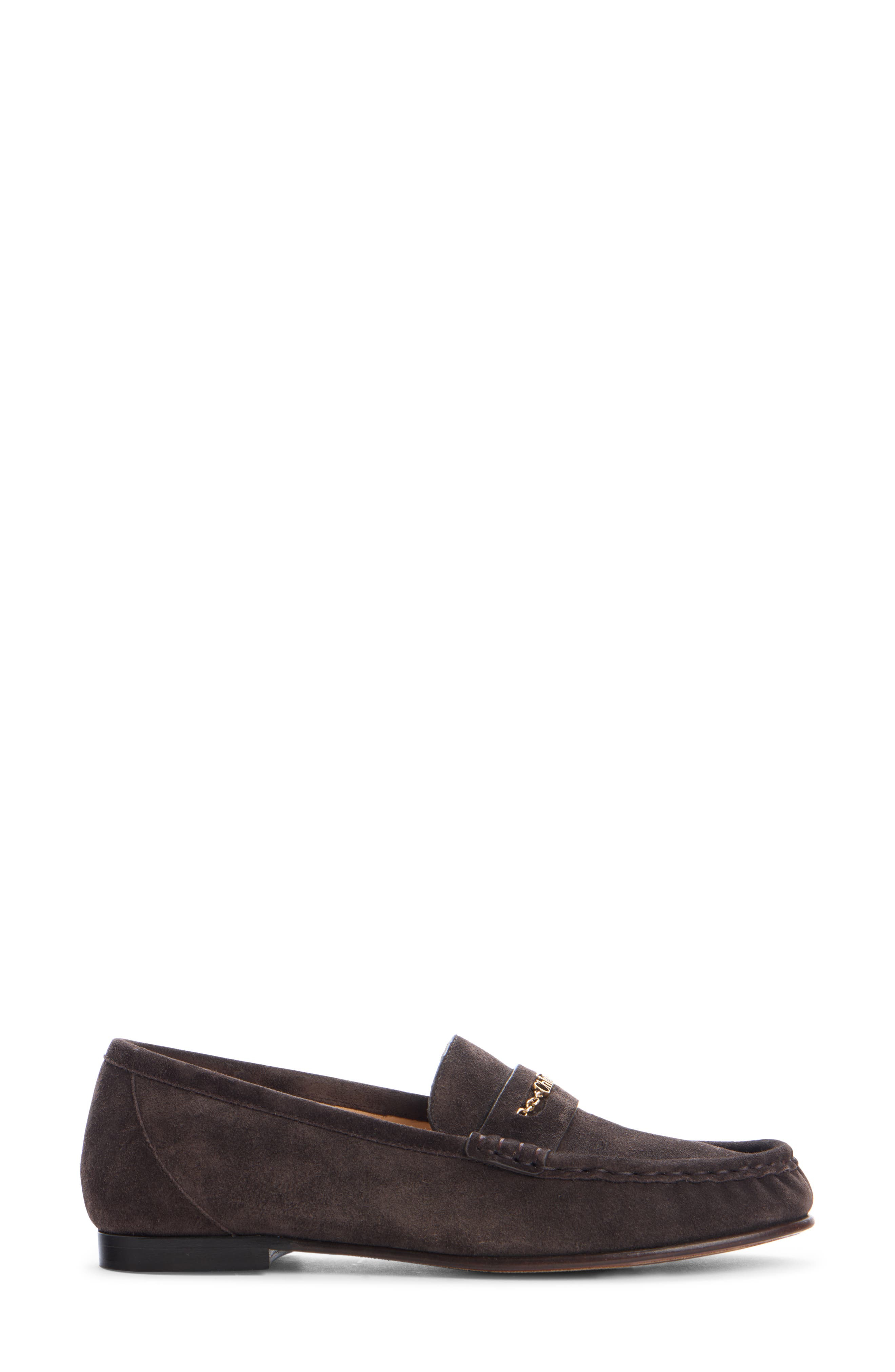 Chloé Logo Penny Loafer in Burnt Wood at Nordstrom - 3