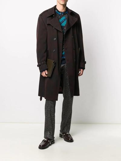 Missoni belted double-breasted coat outlook