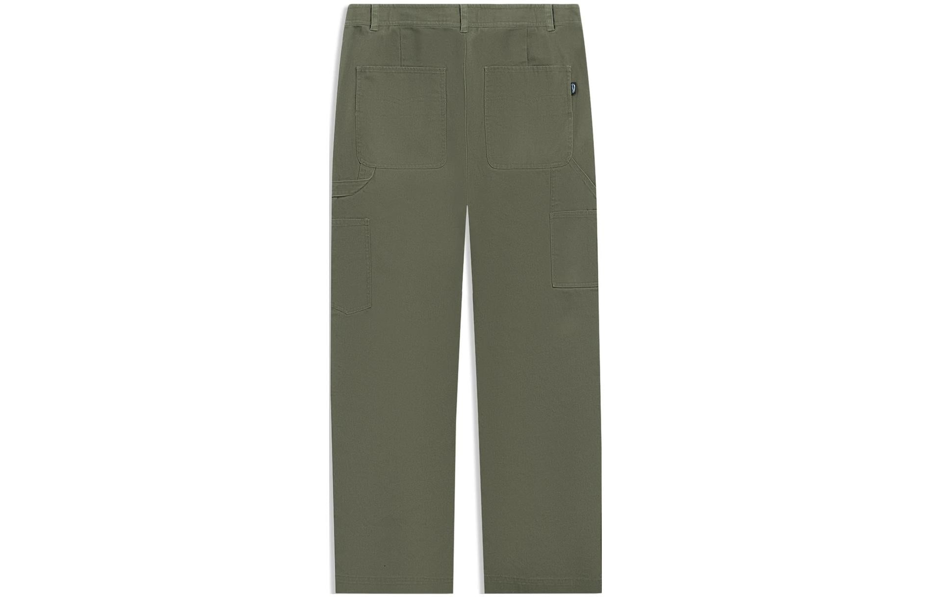 Li-Ning Skateboarding Graphic Straight Pants 'Military Green' AKXT049-2 - 2