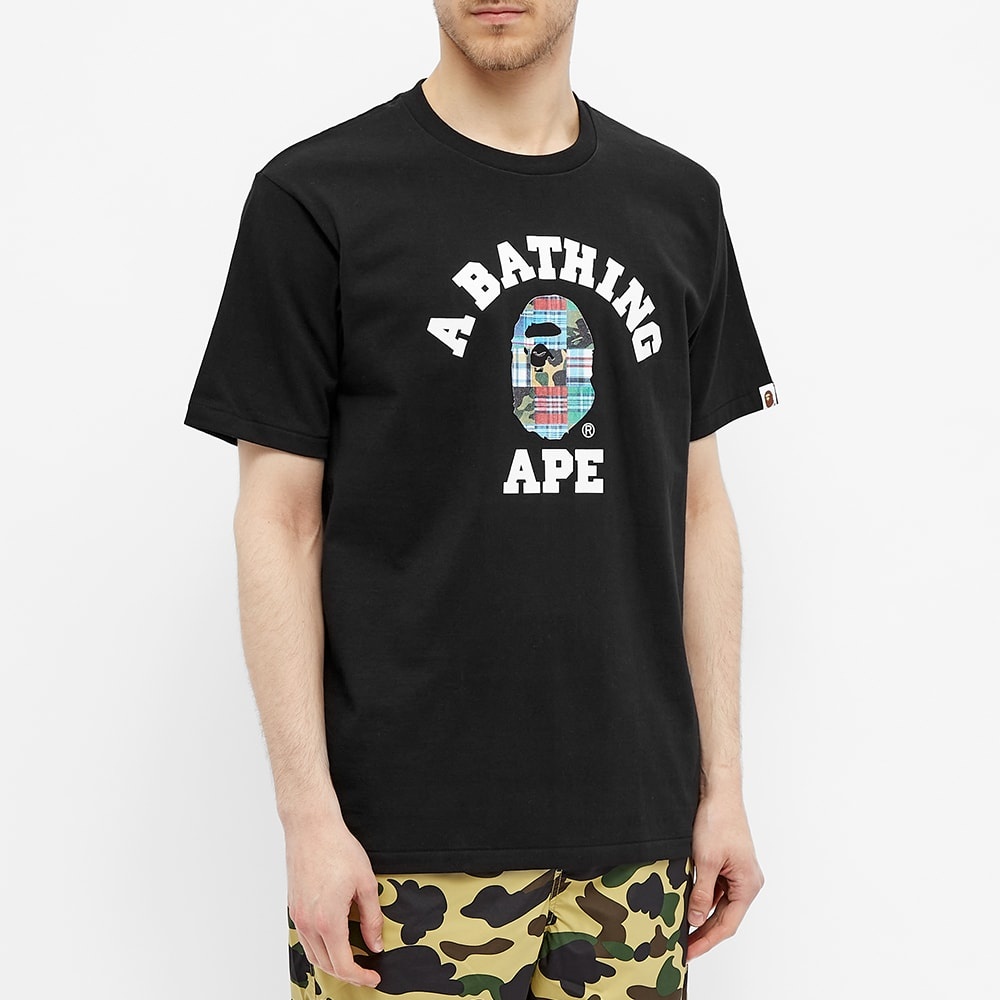 A Bathing Ape Patchwork College Tee - 4