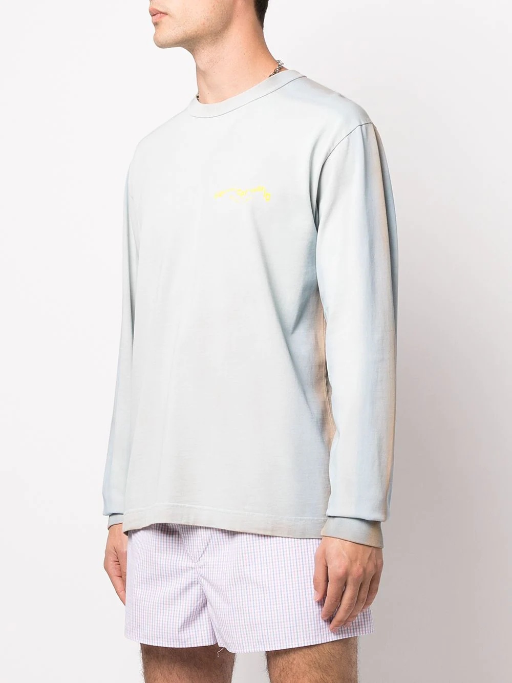 long-sleeve cotton T-shirt - 4