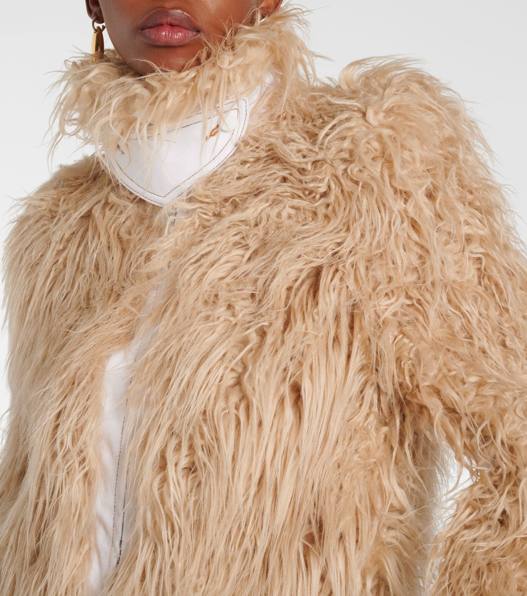 Faux fur jacket - 4