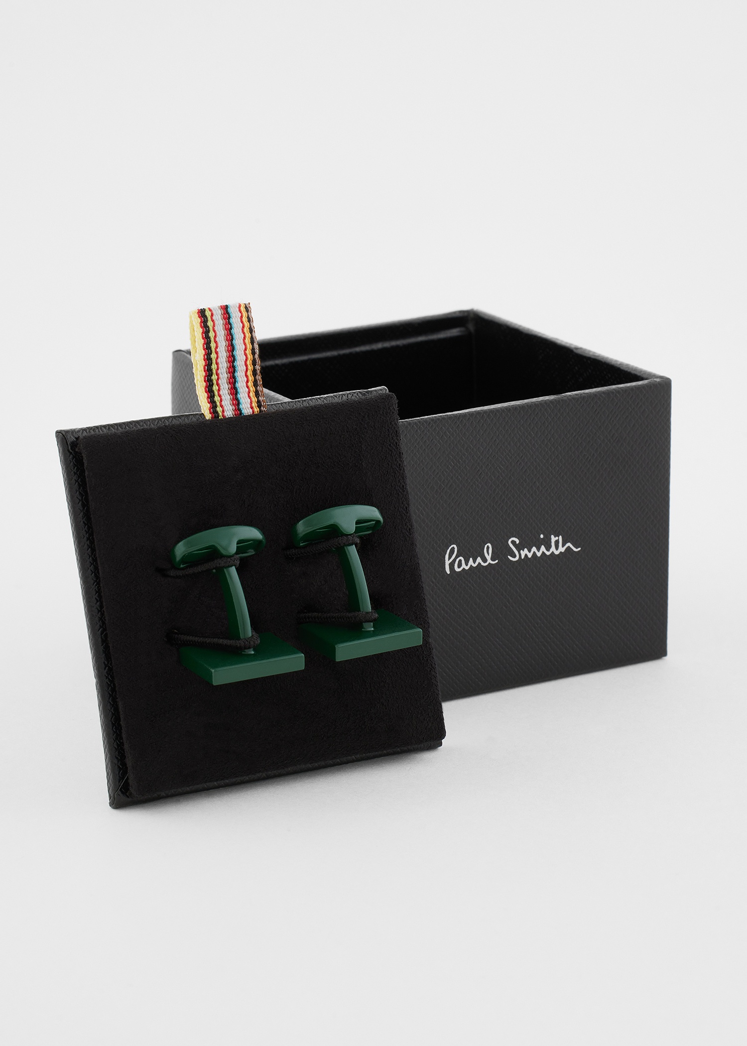 Green Malachite 'Signature' Cufflinks - 4